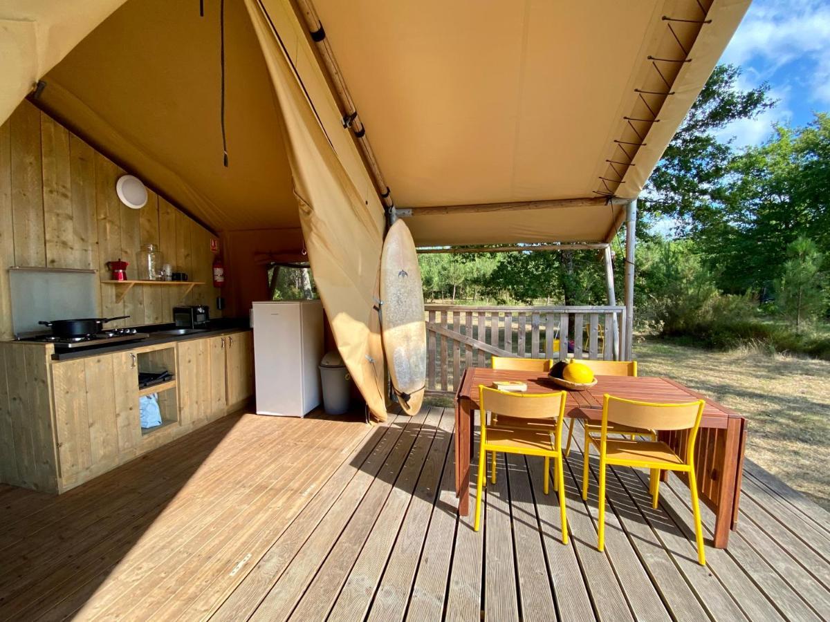 Camping La Kahute - Tente Lodge Au Coeur De La Foret Каркан Екстер'єр фото