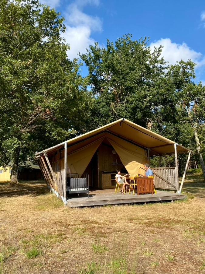 Camping La Kahute - Tente Lodge Au Coeur De La Foret Каркан Екстер'єр фото