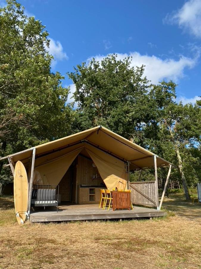 Camping La Kahute - Tente Lodge Au Coeur De La Foret Каркан Екстер'єр фото