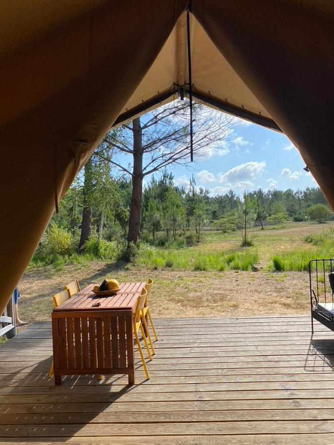 Camping La Kahute - Tente Lodge Au Coeur De La Foret Каркан Екстер'єр фото
