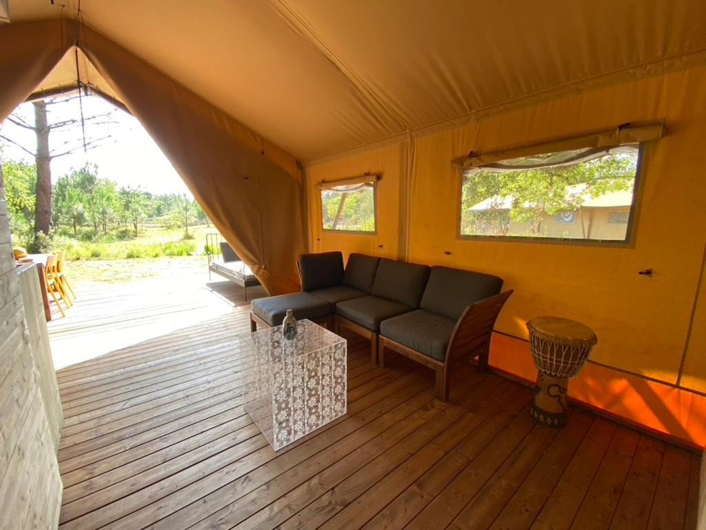 Camping La Kahute - Tente Lodge Au Coeur De La Foret Каркан Екстер'єр фото